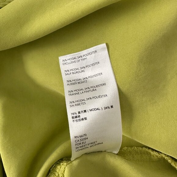 FP We The Free Love Until Tomorrow Poet Oversized Hi-lo Button Up Shirt Green X - Picture 12 of 13